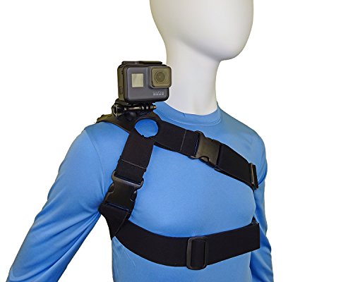 STUNTMAN 360 JR - Junior Size Shoulder Mount for GoPro and Other Action Cameras