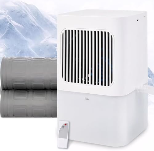 Colchón de refrigeración por agua Pad Cama Sistema de enfriamiento Noche Sudor y Hot Sleepers Alivio Almohadilla Refrigerada Control Remoto Hidro Colchón Refrigerado Topper Doble Tamaño 63 'x56' Twin