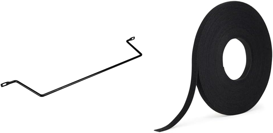 StarTech 10-Pack 1U Horizontal Cable Managers & Velcro ONE-WRAP Tape Roll