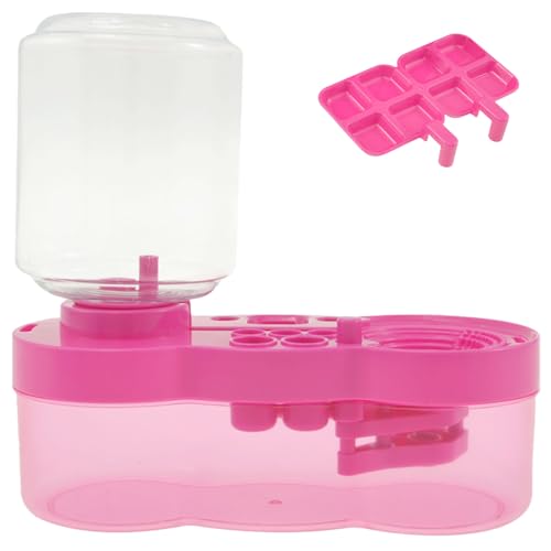 US Paint Brush Cleaner Water Circulation Paint Brush Cleaner Tool with Paint Tray Multifunctional Painting Supplies with Drain and Brush Holder for Acrylic Watercolor(purple)