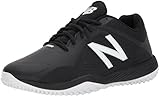 New Balance Men's 4040 V4 Turf Baseball Shoe, Black, 16 D US