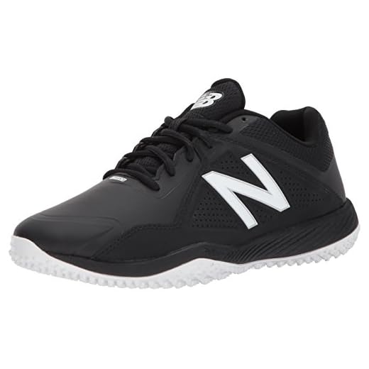 New Balance Men's 4040 V4 Turf Baseball Shoe, Black, 16 D US