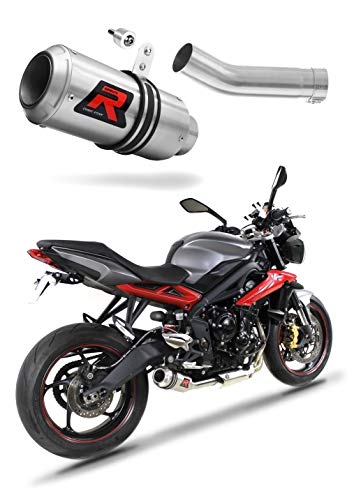 Street Triple R/S/RS 675 Pot d'échappement GP Silencieux Dominator Exhaust Racing Slip-on 2013-2016