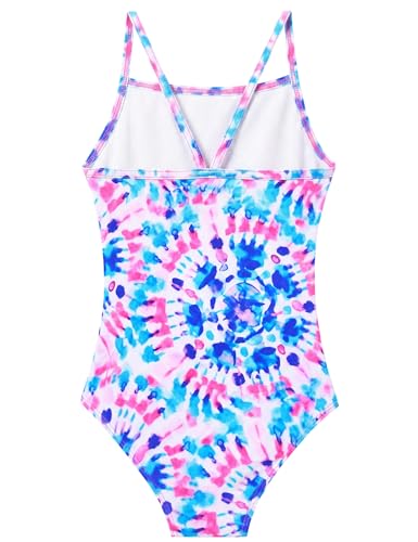 Image of Girls Swimsuits One-Piece Bathing Suits Multicolor Kids Sport Summer Beach Swimwear for 2-10 Years Old