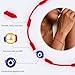 Poxtex 9pcs Evil Eye 7 Knot Lucky Bracelets, Rakhi for Brother and Bhabhi Adjustable Red String Amulet for Women Men with Gold Bead, Protection Jewelry Hand Bracelet