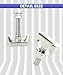 bylikeho Battery Terminal Bolt,Car Accessories Battery Terminal T-Bolt Kit,Battery Terminal Nuts Replacement,Car Battery Cable Extender T Bolt,Replace #19116852,6X0915138,61128373946,64740 (2PCS)