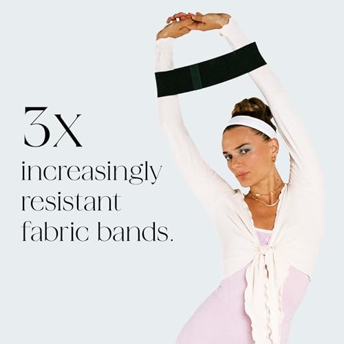Image of Bala Bands Resistance Bands, Non-Slip Fabric Exercise Bands | Non-Slip Ankle, Legs, Glutes & Booty Bands, Women & Men - Loop Workout Bands for Yoga, Pilates & Strength Training