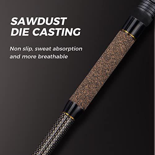 Image of BERRYPRO Surf Rod Pure Carbon Surf Spinning Rod Graphite Surf Fishing Rod (9' /10' /11' /12') (9'-Spinning-2pc)