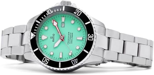 Image of RATIO FreeDiver Sapphire Crystal Women's Diver Watch Japanese Automatic Movement Dive Watch 200m Water Resistant Diving Watch