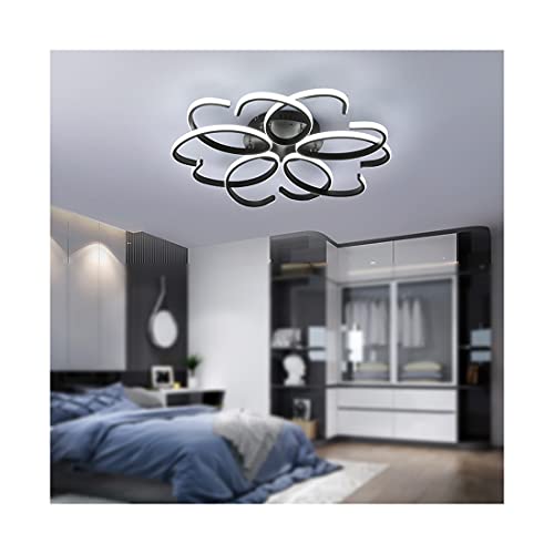 Plafonniers LED 75W luminaire semi-encastré aluminium noir pour salon et restaurant HLTYGWX