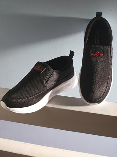 Image of Impakto Breezy Slip On Men Walking Shoes | Lightweight & Breathable Shoes for Travel & Casual | Padded Insole | Slip Resistant Outsole