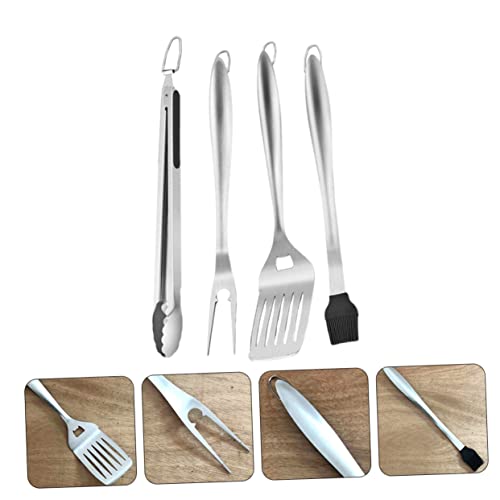 Set de utensilios para parrilla en acero inoxidable Levemolo miniatura 2