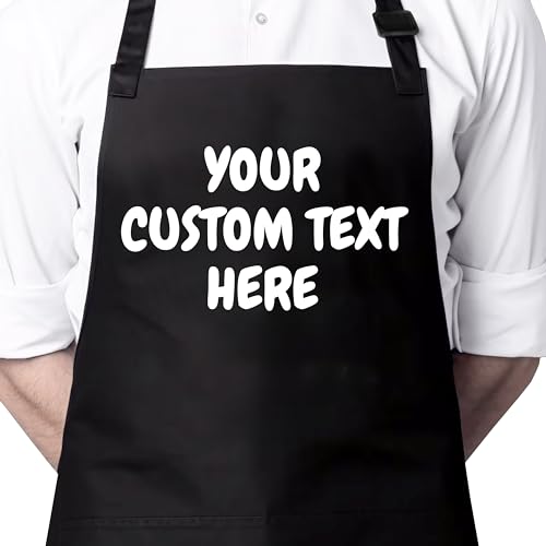 Personalized-Apron-Aprons-for-Men-and-Women-Professional-Aprons-for-Chefs-Male-and-Female-Apron-with-Custom-Name--Text-Personalized-Baking-Gifts-for-Christmas-Male-Aprons-for-Cooking-2-Pockets