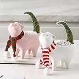 Planter Cats Ceramic Sybil Cat Animal Succulent Pots Indoor Flower Tiny Plant Decorative for Home...