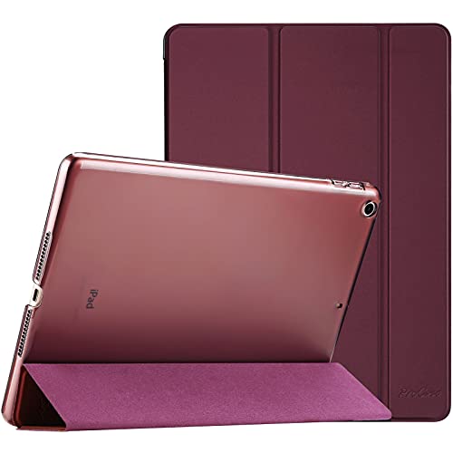ProCase iPad 9.7"(旧型）ケース スマート 超スリム スタンド フォリオ保護ケース 半透明フロスト バックカバー 対応機種：iPad 9.7" 第6世代 2018 / 第5世代 2017 - ワイン（Amazon）