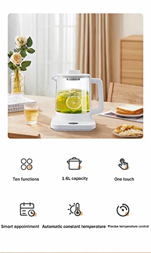 Hervidor eléctrico de vidrio 1.6L con control digital miniatura 4