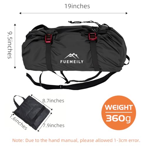 FUEMEILY Rock Climbing Rope Bag