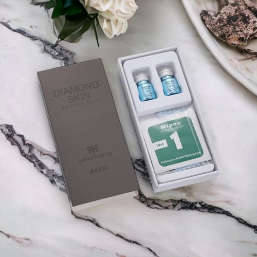 DIAMOND SKIN スマホ 液体 ガラスコーティング 硬度9H 全機種対応 スマホ iPhone 15 Pro MAX Plus AppleWatchPixel Galaxy iPad 全画面保護 背面