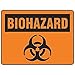 Brady 20334LS, "Biohazard" Polyester Safety Label (Pack of 4 pcs)