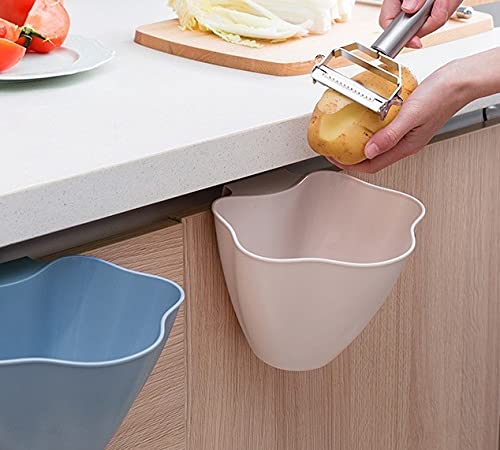 Muellery Hanging Kitchen Waste Bin Over-Cabinet Garbage Bowl Trash Can Collecting Food Scraps Blue Tpks79788Blue #TOP4