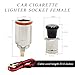 Yourkar Car Cigarette Lighter, DC 12V Auto Cigarette Lighter Socket Plug Element, Cigarette Lighter with Cable for Most Cars, Trucks, Trailers, RVs, Boats (1PCS, Cigarette Lighter+Cable)