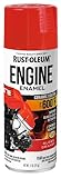 Rust-Oleum 363570 Engine Enamel Spray Paint, 11 oz, Gloss Orange