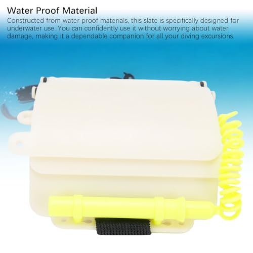 Pizarra de buceo impermeable de 3 páginas con almohadilla luminosa 4