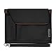 Mayplous A5 Konferenzordner Business-Organizer-Tasche Notepad-Tragetasche Dokumentenkoffer A5 Portfolio Organizer (Pechschwarz)