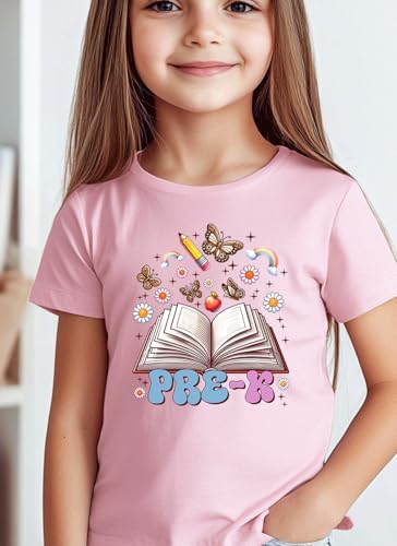 Image of Kids Toddler Boys Girls Back to School Shirt First Day of Preschool T-Shirt Short Sleeve Top