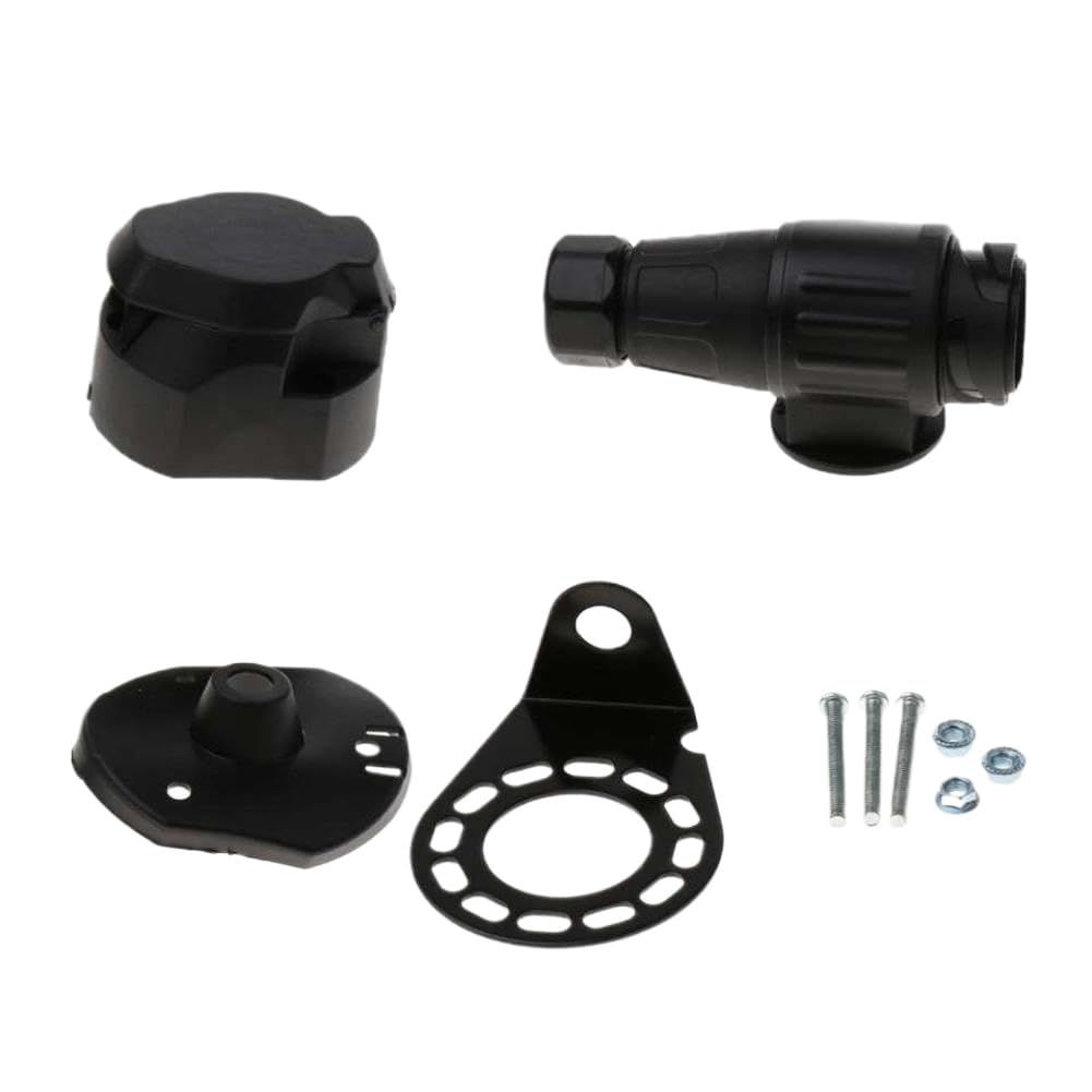 Conector de Enchufe para Remolque de Caravana y Barco de 13 Vías
