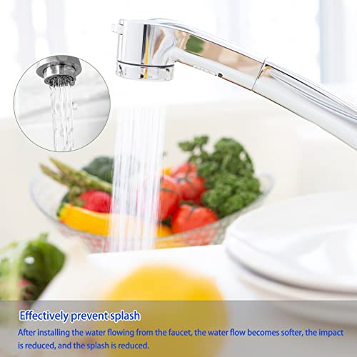 6 Pcs Faucet Aerator 15/16-Inch Male Threads Aerator 2.2 Gpm Bathroom Sink Aerator Faucet Replacement Parts With Brass Shell Kitchen Sink Aerator Universal Size Faucet Filter With Gasket #TOP1