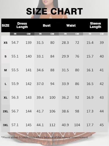 Image of Women Plus Size Long Sleeve V Neck Maxi Dress with Belt | Soft fabric relaxed fit three quarter sleeve v neck with pockets for party and daily wear
