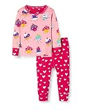 Hatley Baby-Mädchen Zweiteiliger Schlafanzug, Pink (tanzende Cupcakes 650),3-6 Monate