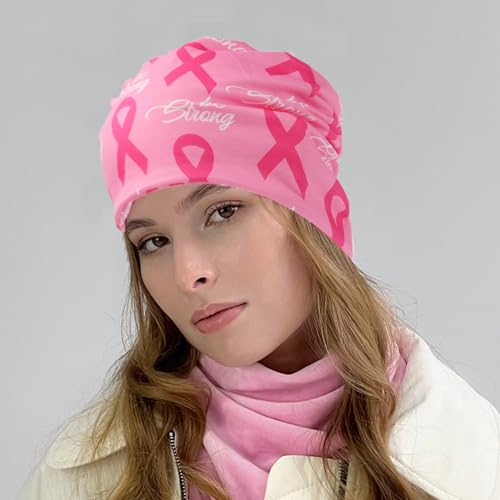 Sombrero Rosa Conciencia Cáncer de Mama para Mujer y Hombre miniatura 5