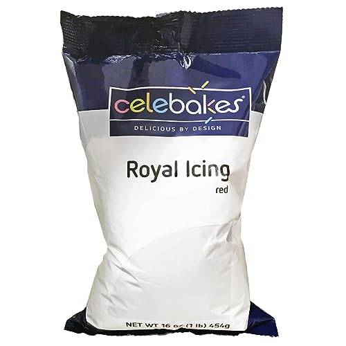 CK Products Cake Decorating Royal Icing Mix, 1 lb, Red