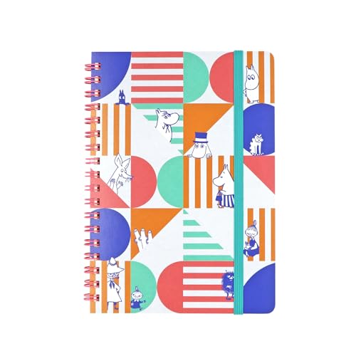 Carnet B6 Moomin Worldcraft cahier quadrillé 5 mm à anneaux MONT-B6-02