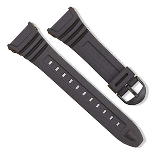 Correa de reloj de silicona de acero inoxidable con hebilla para Casio W-96H Sports Men Women Strap Pulseras