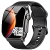 Smart Watch for Men, 2.01″ AMOLED Curved Display Fitness Tracker with Answer/Make Calls, 100+ Sport Modes, Fitness Watch with 24/7 Heart Rate/Sleep Monitor/Pedometer, IP68 Waterproof, for Android iOS