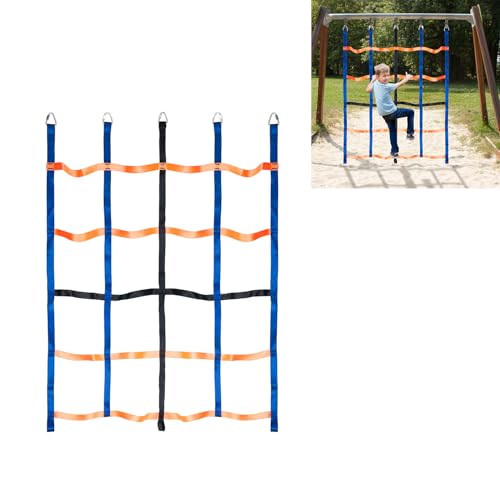 MONT PLEASANT Climbing Net for Kids Outdoor, Climbing Cargo Net, Playground Accessories, Kids Climbing Net Swing Set for Jungle Gyms Playground Obstacle Course Training for Outdoor