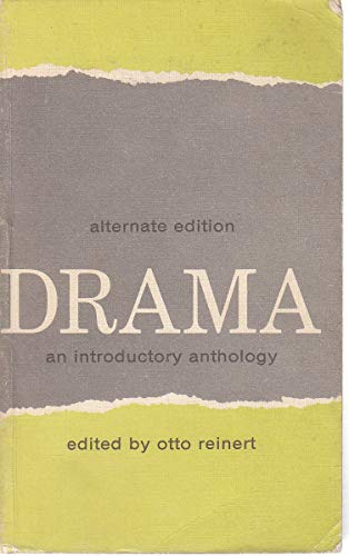 Drama an Introductory Anthology (Alternative Ed... B00NYBO3CS Book Cover
