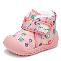 TARANIS Baby Boots Unisex Child Snow Boot Winter Trail Boots For Boy And Girl C Pink 20