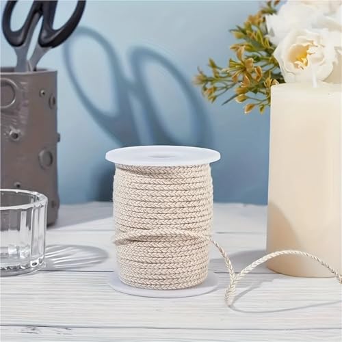 Pabilos de algodón para hacer velas 303 piezas con clips metálicos miniatura 3