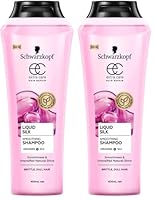 Schwarzkopf Extra Care Liquid Silk Smoothing Shampoo, Soft & Shiny Hair, 400mL (Pack of 2)