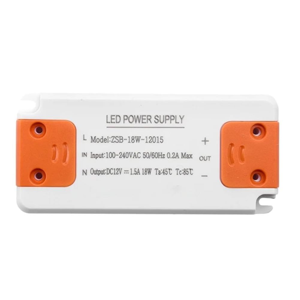 Xnuiasqe Ac185-260V Wide Voltage Input Dc12v Ultra Thin Lighting Transformer Led Power Supply 18W 1.5A