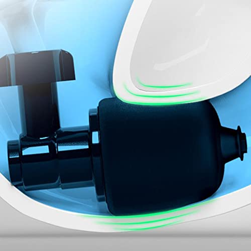 Desatascador de inodoro eléctrico de alta presión con barómetro, desatascador de aire para tuberías obstruidas, aplicable en fregadero, baño y desagüe de piso miniatura 3