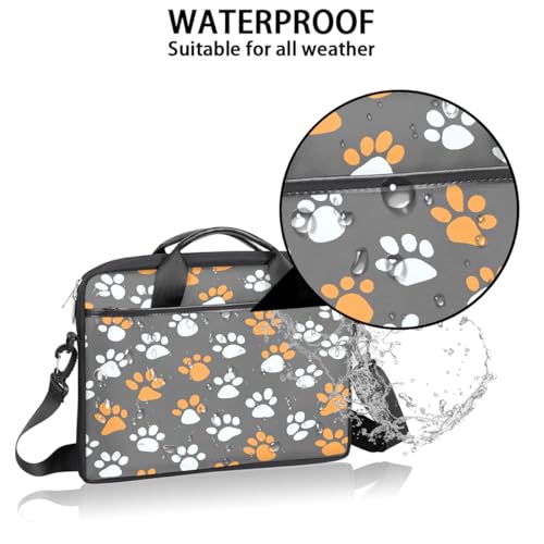 Bolsa para portátil Doodle Animal Paws 15 pulgadas miniatura 3
