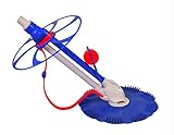 Powerfulpool MK02PAC Robot Pulitore Idraulico per Piscina Interrata e Fuoriterra, Blu/Rosso/Bianco,...