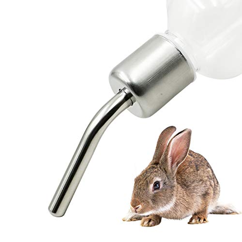 nomal MYB Supplies Konijnenwaterflessen, 180 ml/350 ml, automatische voederautomaat, hangende hamsterwaterfles (180 ml) - Image 8