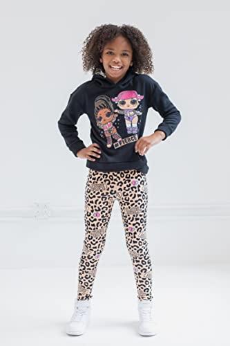 Image of L.O.L. Surprise! Girls' Fleece 2-Piece Hoodie and Leggings Set | Cozy Fleece Hoodie, Ribbed Leggings, Elastic Waistband, Soft and Warm