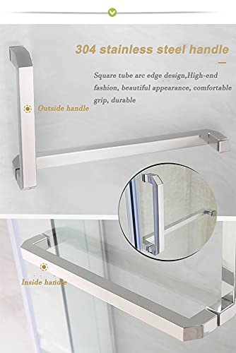 Poignée de porte de douche boutons de salle de bain barre de serviette - 4